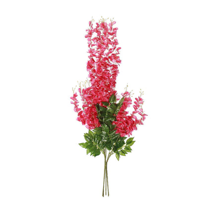 AliKopy 5 Pack 44" Fuchsia Silk Wisteria Flower Garland Vines - Lush &