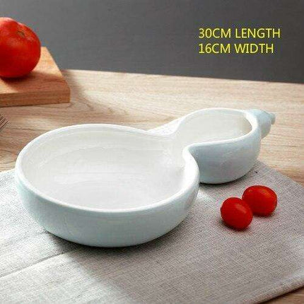 Elegant Conch-Inspired Ceramic Dinner Plate for Stylish Dining