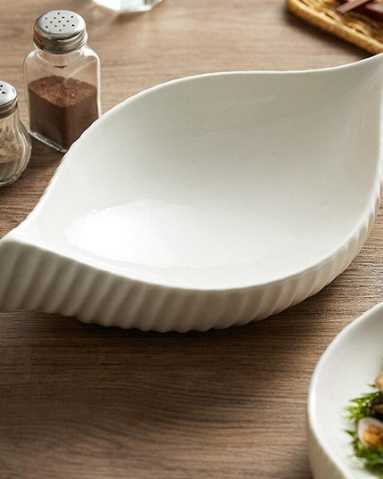 Elegant Conch-Shaped Ceramic Plate Set: Redefine Your Dining Aesthetic