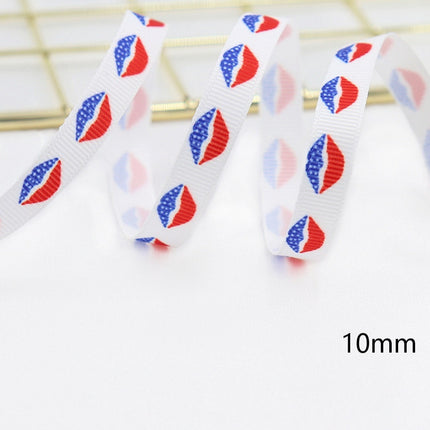 Peekaboo Studio Stars and Stripes Dovetail Bowknot Hair Ring, Double-S