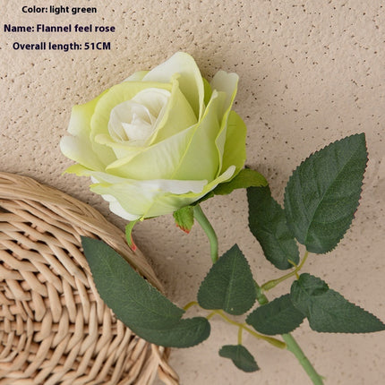 Peekaboo Studio Flannel Rose Artificial Flowers - Wedding & Home Decor