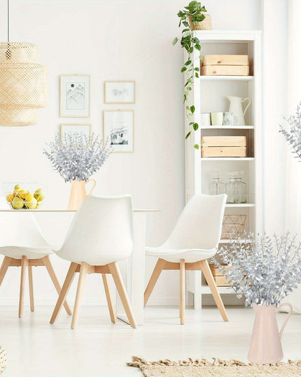 Elegant Golden Eucalyptus Stem Bundle - 15 Pieces for Festive Home Decor