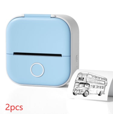 Portable Mini Thermal Label Printer Home Photo Printer Student Wrong Q