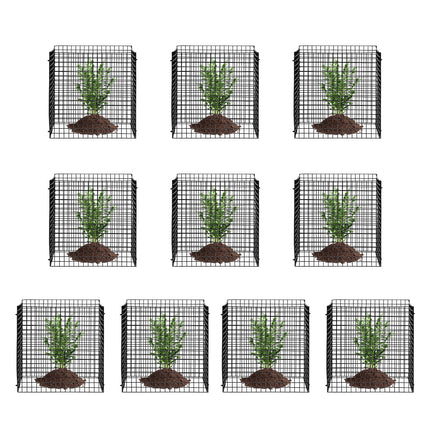 10 Pack Plant Protector Cages - Durable & Weather-Resistant