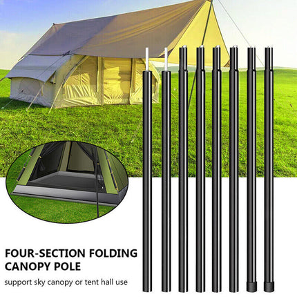 Peekaboo Studio Adjustable Steel Tent Poles - 2x200cm Telescopic Desig