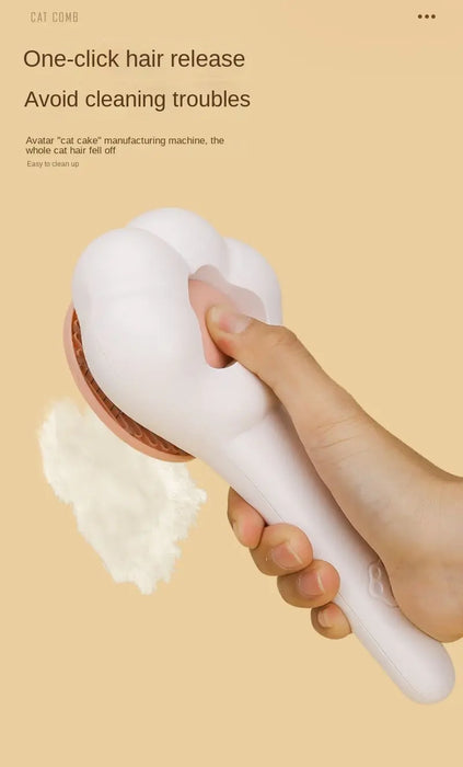 Pet Grooming Brush for Cats and Dogs - Hair Removal Comb for Kittens and Puppies, Effective Pet Grooming Accessory