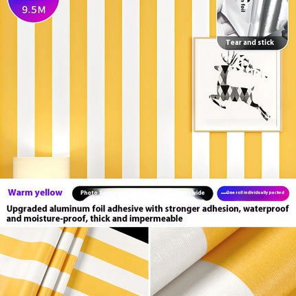 Peekaboo Studio Self-Adhesive Vertical Stripe Wallpaper - Removable &