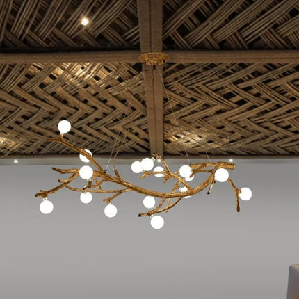 Restaurant Chandelier Decorative Tree Branch Lights Zen Japanese Wabi-