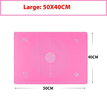 Kitchen Thickened Non Slip Dough Kneading Board Baking Pad