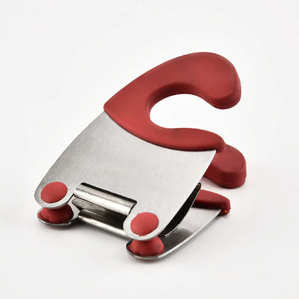 Stainless Steel Pot Side Clamp Bracket Anti Scalding Dish Clamp Dual Purpose