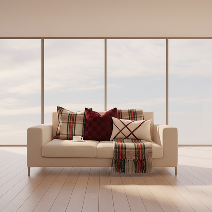 Scottish-style Living Room Sofa Cushion Cover