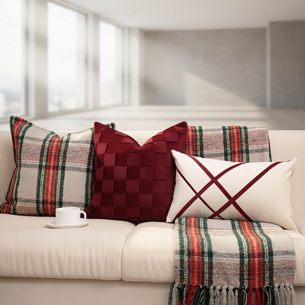 Scottish-style Living Room Sofa Cushion Cover