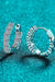 Sparkling Moissanite Hoop Earrings - Luxe Sterling Silver Jewelry