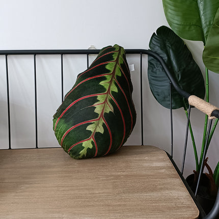 Peekaboo Studio Tropical Plant Leaves Pillow - Soft Fabric & Vibrant D