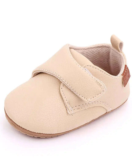 Newborn Baby Shoes Baby Boy Girl Shoes Classic Leather Rubber Sole Anti-slip