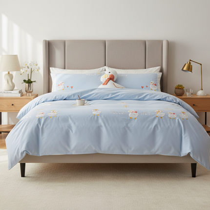 Pure Cotton Duvet Cover Girl Heart Bedding