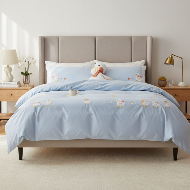 Pure Cotton Duvet Cover Girl Heart Bedding