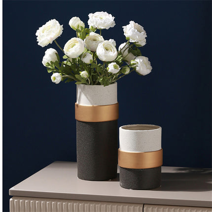 Nordic Handmade Ceramic Vase Glazed Minimalist Decor