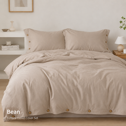 Solid Twist 100% Cotton Duvet Cover Set — 3-Piece Bedding Set Duvet Covers 3pcs-100-cotton-bedding-set-double-duvet-cover-set-220x240-solid-twist-cotton-king-size-bedding-set-quilt-cover-set Home & Garden > Linens & Bedding > Bedding > Duvet Covers
