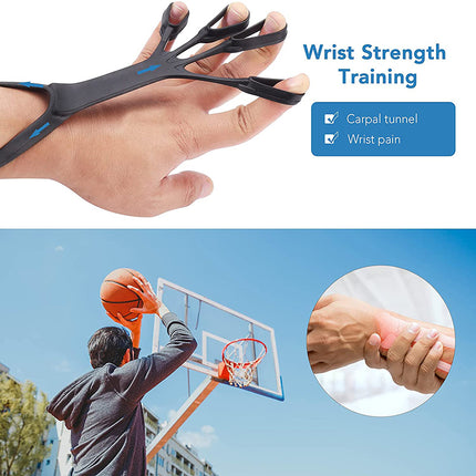 Silicone Grip Device Finger Exercise Stretcher Arthritis Hand Grip Tra