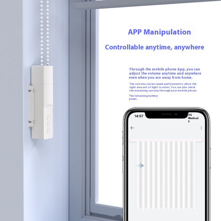 Peekaboo Studio Intelligent Electric Curtain with Voice Control & Time