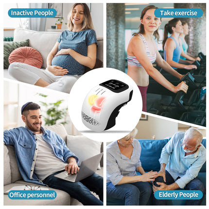 Knee Massager With Kneading Heating Infrared Vibration Rechargeable Pain Relief