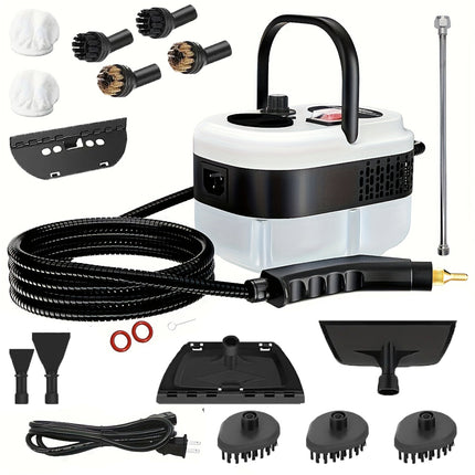Peekaboo Studio 2500W Handheld Steam Cleaner, 1.2L Tank, 12 Attachment