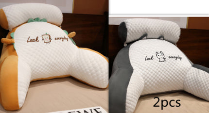 Sofa Fluffy Cushion Luncheon Pillow Triangle Reading Cushion Bedside S