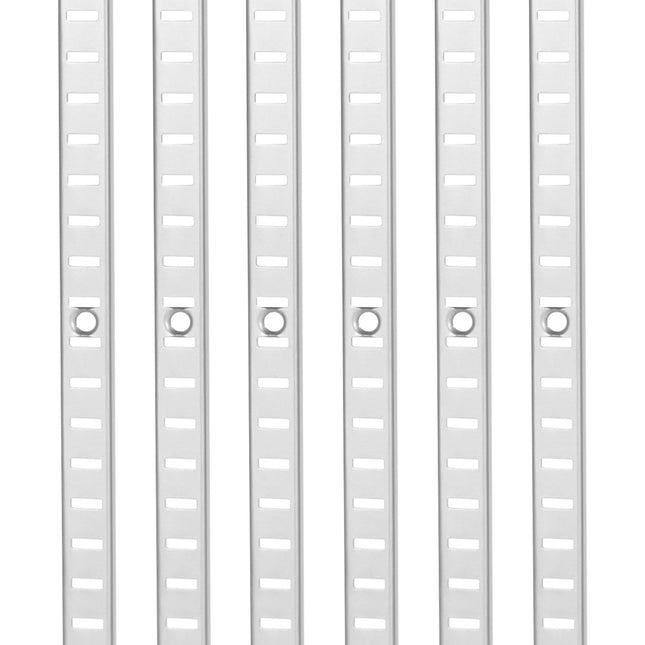 Peekaboo Studio 72.7" Steel Shelf Pilaster, 20 Pack with 140 Screws