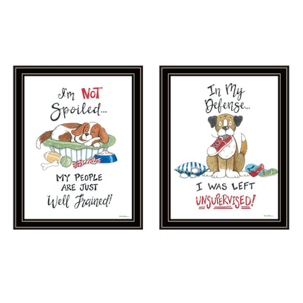 Deb Strain 2-Piece Black Framed Wall Art Set - Unsupervised Design, Mu