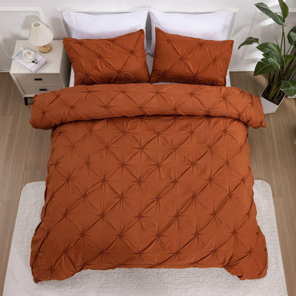 Peekaboo Studio Solid Color Duvet Cover Set - Soft, Durable Fabric