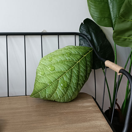 Peekaboo Studio Tropical Plant Leaves Pillow - Soft Fabric & Vibrant D