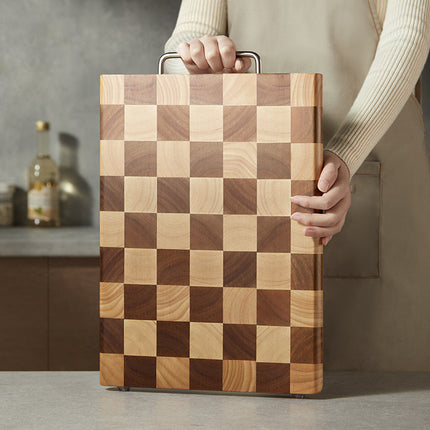 Rectangular Mango Acacia Wood Chopping Board 37x26cm For Kitchen Use