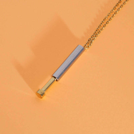 Customize Lovers Name Stainless Steel Necklace Remember Your Most Meaningful Phrase Word