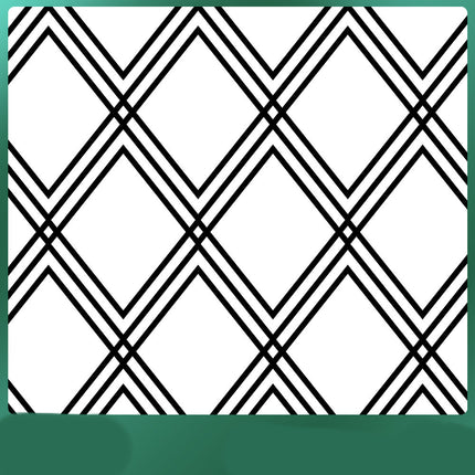 Living Room Wallpaper Geometric PVC Design 0.45x1m Minimalist Style