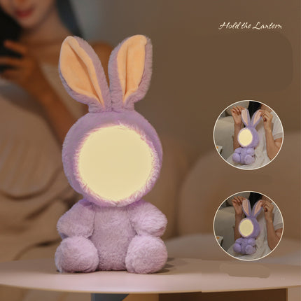 Bluetooth Cartoon Plush Audio Night Light With Breathing Dimmer Atmosphere Light