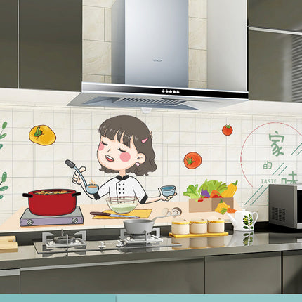 Peekaboo Studio Transparent Anti-Smoke Wallpaper, High Temp Resistant