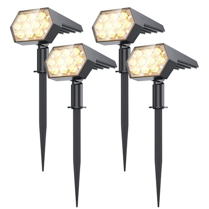 Peekaboo Studio Solar Spotlight - 92 LED, IP67 Waterproof, Bright Illu