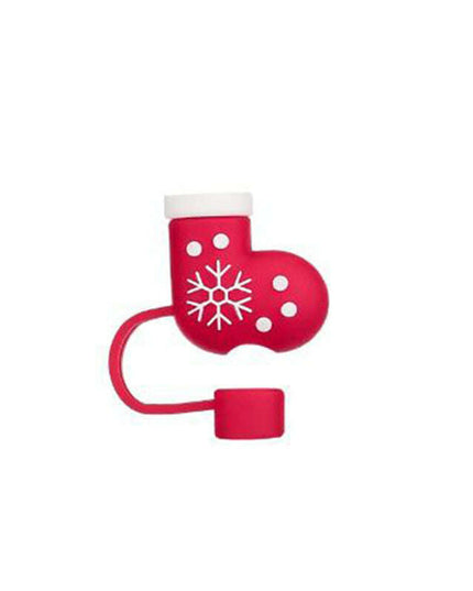 New Christmas Straw Dust Cover 10mm Cup Accessories