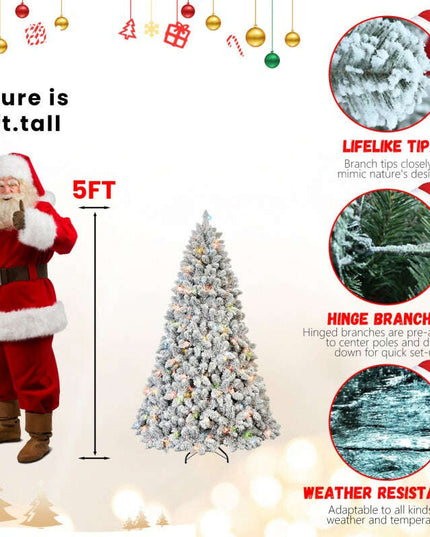 PVC Christmas Tree, Christmas Decorations, With Colored Lights