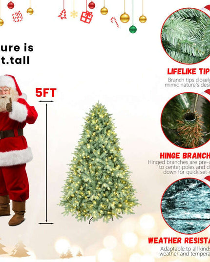 PE, PVC Christmas Tree, Green