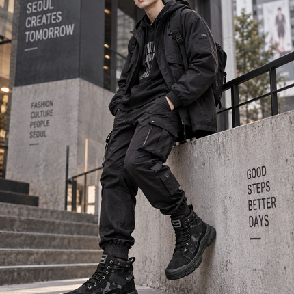 Men's High-Top Martin Boots — Non-Slip, Wear-Resistant Work Boot