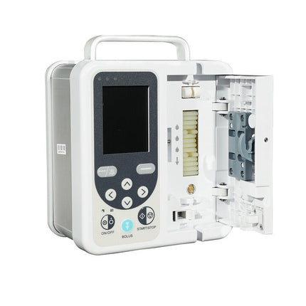 Volumetric IV Infusion Pump with Alarm System & Rechargeable Battery