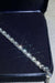 Luxe 10 Carat Moissanite and Lab-Diamond Bracelet - Platinum-Plated Elegance