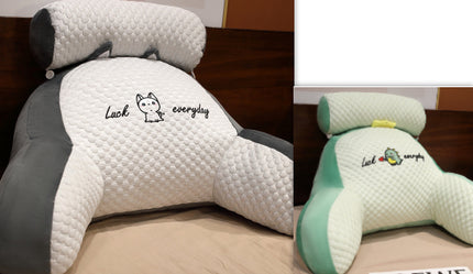 Sofa Fluffy Cushion Luncheon Pillow Triangle Reading Cushion Bedside S