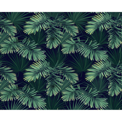 Peekaboo Studio Nordic Green Plant Wallpaper - Durable & Removable