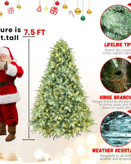 PE, PVC Christmas Tree, Green