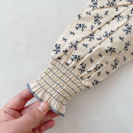Children's Floral Long-sleeved Doll Lined With Fungus