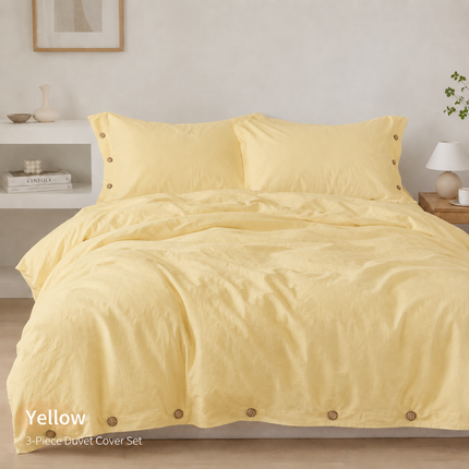 Solid Twist 100% Cotton Duvet Cover Set — 3-Piece Bedding Set Duvet Covers 3pcs-100-cotton-bedding-set-double-duvet-cover-set-220x240-solid-twist-cotton-king-size-bedding-set-quilt-cover-set Home & Garden > Linens & Bedding > Bedding > Duvet Covers