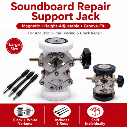 Acoustic Guitar Soundboard Repair Jack — Magnetic Bracing Support Tool Guitar Accessories large-guitar-soundboard-back-crack-repair-support-jack-magnetic-bracing-repair-tool-for-acoustic-wood-guitar-restoration Musical Instruments > Instrument Accessories > String Instrument Accessories > Guitar Accessories > Guitar Repair & Maintenance Tools